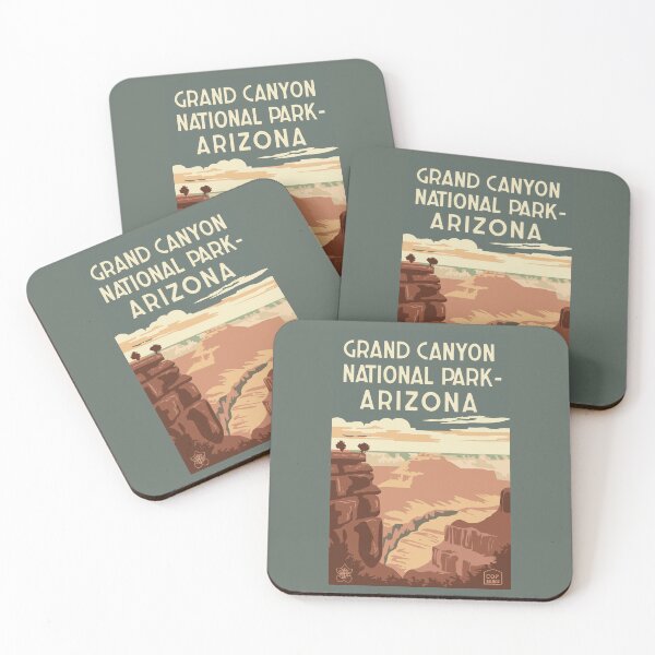 Item preview, A Vintage Travel Art of the Grand Canyon National Park - Arizona - US  designed and sold by GoodOldVintage.