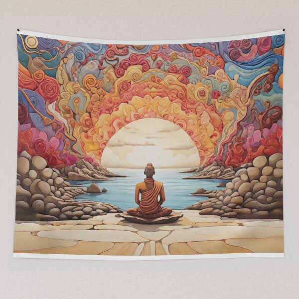 Item preview, Mindfulness Meditation Art designed and sold by JaiStudio.