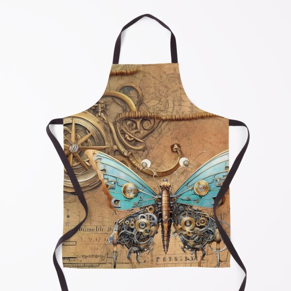 Item preview, Mechanical Steampunk Aqua Butterfly designed and sold by Pixelchicken.
