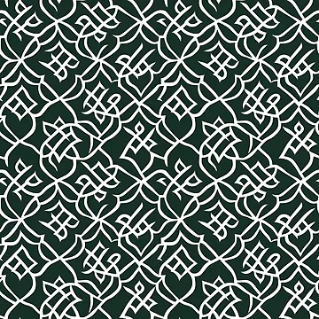 Artwork thumbnail, Abstract and Geometric Pattern Retro Style by Vorterix