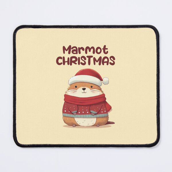 Item preview, Marmot Christmas Funny Marmot designed and sold by KAI-Studio.