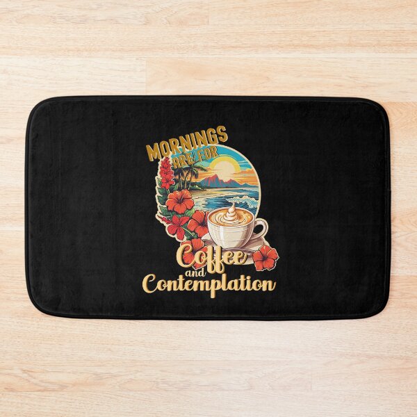 Item preview, Mornings are for Coffee and Contemplation. Coffee Lovers, Coffee Addicts designed and sold by orangeblue21.