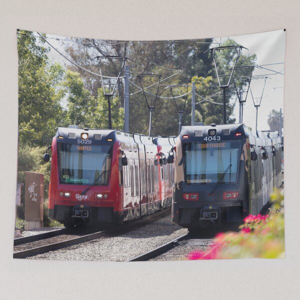 Item preview, San Diego Trolley Red and Black designed and sold by Wayne Thomson.