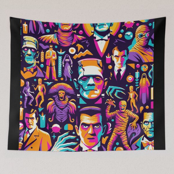Aperçu de l'œuvre 70s MONSTER VIBE PATTERN créée et vendue par HYPeR-NaTUrE.