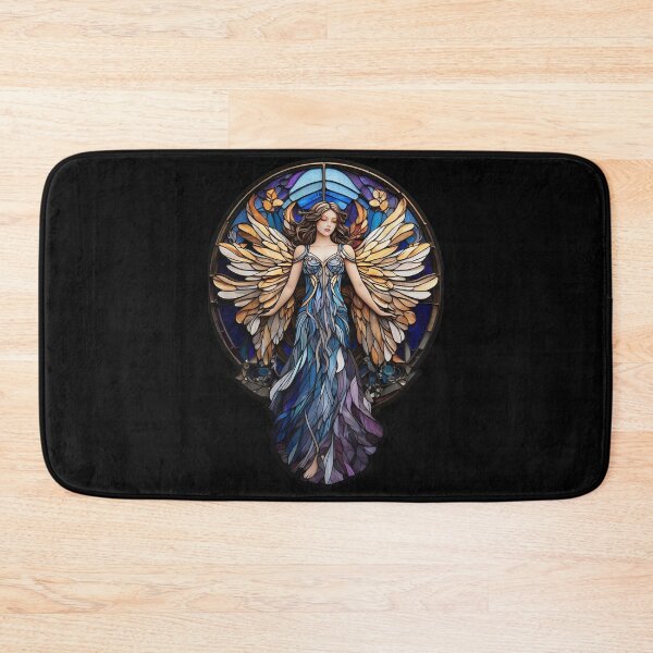 Aperçu de l'œuvre Motif d'ange en vitrail créée et vendue par Desfix.