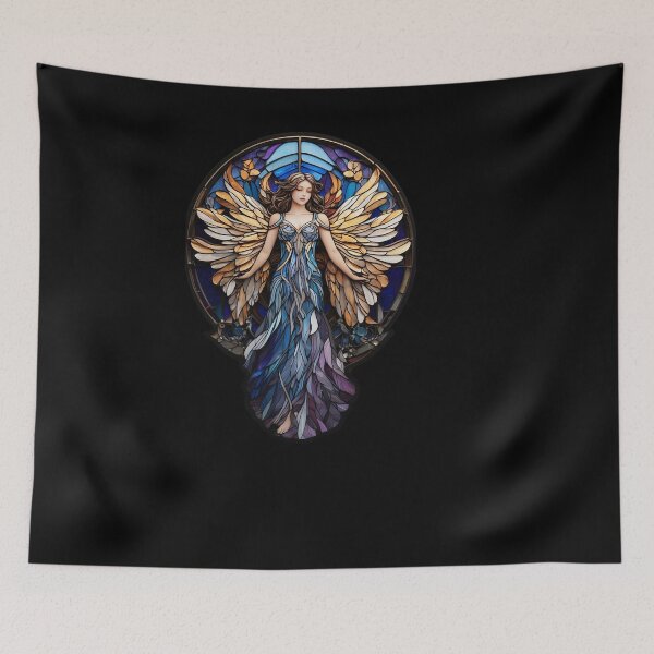 Item preview, Stained Glass Angel Pattern designed and sold by Desfix.