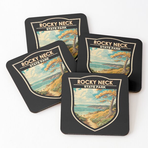 Item preview, Rocky Neck State Park Connecticut Vintage Badge designed and sold by KrisSidDesigns.
