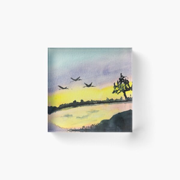 Item preview, Sandhill cranes in flight designed and sold by Mary Lomma.