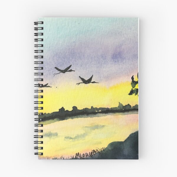 Item preview, Sandhill cranes in flight designed and sold by Mary Lomma.
