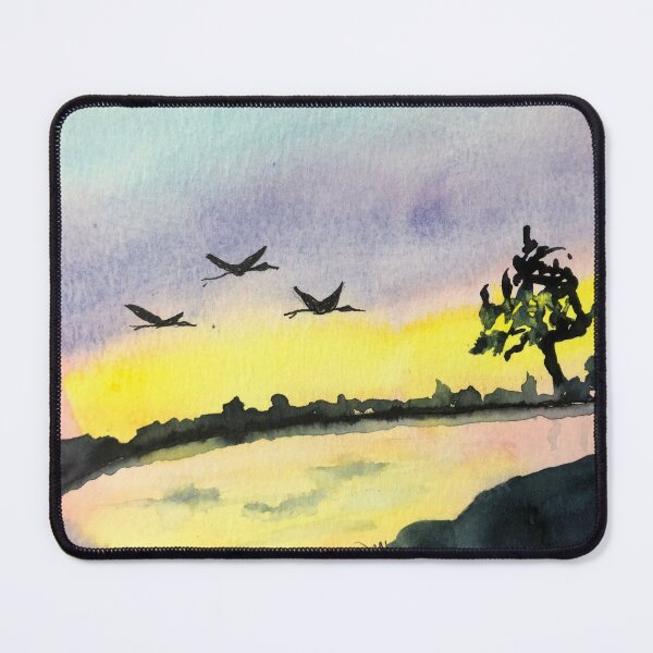 Item preview, Sandhill cranes in flight designed and sold by Mary Lomma.
