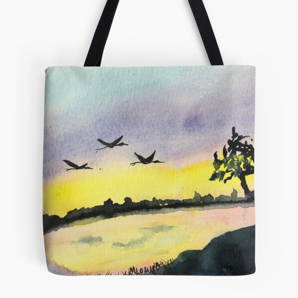 Item preview, Sandhill cranes in flight designed and sold by Mary Lomma.