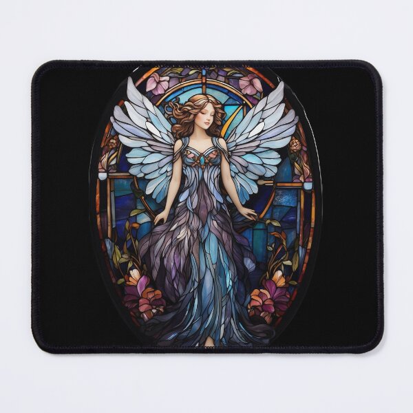 Aperçu de l'œuvre Motif d'ange en vitrail créée et vendue par Desfix.