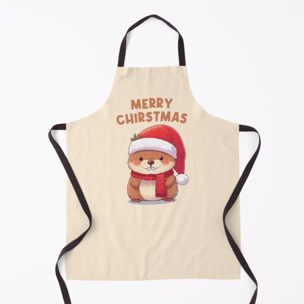 Item preview, Merry Christmas Funny Marmot designed and sold by KAI-Studio.