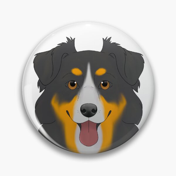 Item preview, Australian shepherd black tricolor  designed and sold by Cynthiaetal.