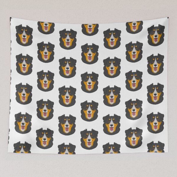 Item preview, Australian shepherd black tricolor  designed and sold by Cynthiaetal.
