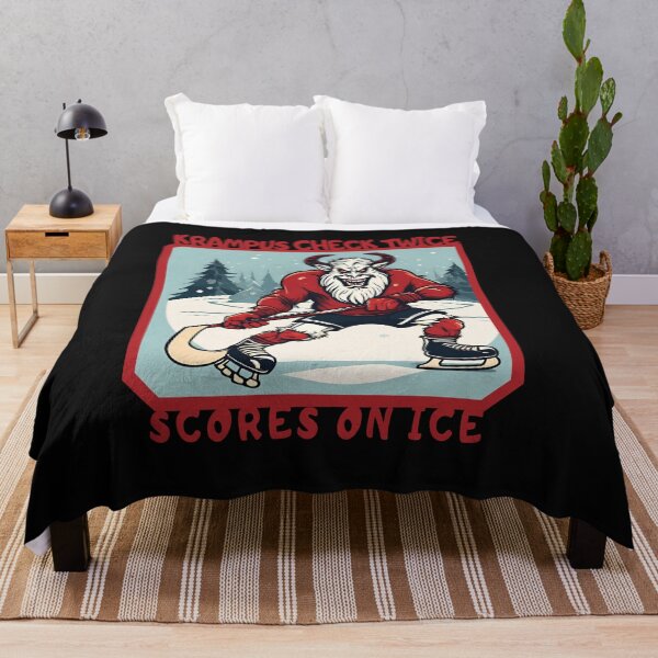 Item preview, Krampus Ice Hockey Player  designed and sold by Eolithic.