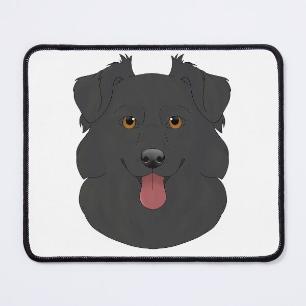 Item preview, Australian shepherd solid black designed and sold by Cynthiaetal.