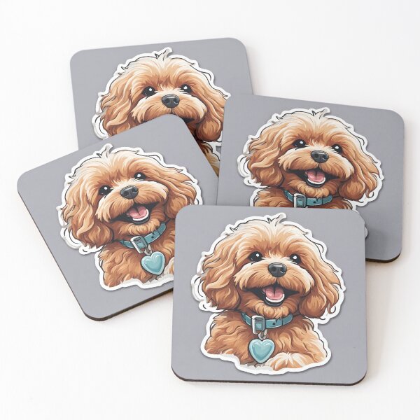 Item preview, Cavapoo with a joyful grin designed and sold by ColourCove .