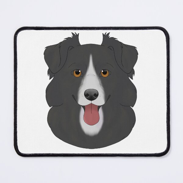 Item preview, Australian shepherd black and white designed and sold by Cynthiaetal.
