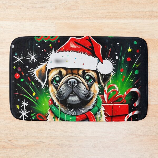 Item preview, Pug HAPPY HOLIDAYS 11 PUGGY HOLIDAYS designed and sold by RedBluffTraders.