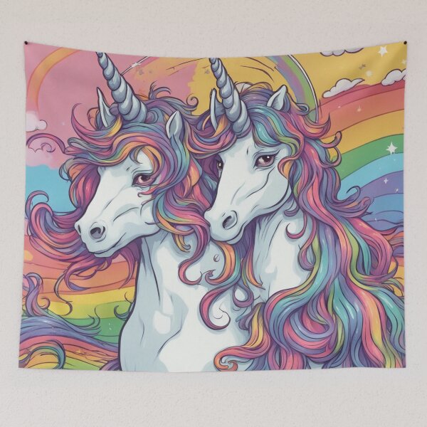 Item preview, Rainbow Unicorn Graphic Shirt - Unleash the Magic - beautiful colorful unicorns designed and sold by unicornunicorn.