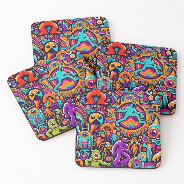 Item preview, MONSTER VIBE PATTERN 3 designed and sold by HYPeR-NaTUrE.