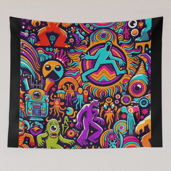 Item preview, MONSTER VIBE PATTERN 3 designed and sold by HYPeR-NaTUrE.