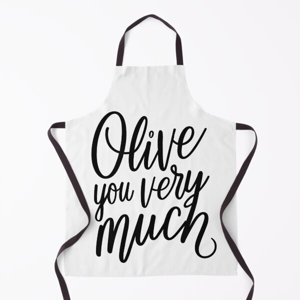 Item preview, Olive You Very Much - Funny Valentine's (Black Text) 3 designed and sold by Spiprinto.