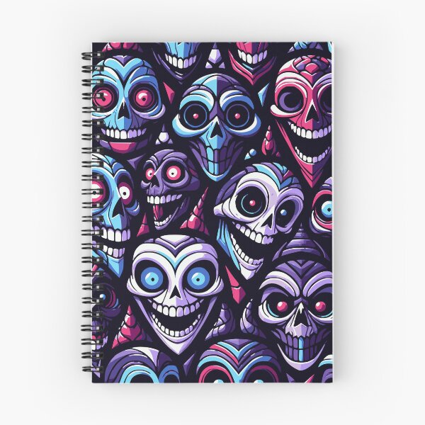 Aperçu de l'œuvre CREEPY SKULLS PATTERN créée et vendue par HYPeR-NaTUrE.