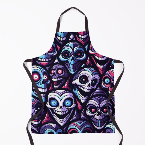 Aperçu de l'œuvre CREEPY SKULLS PATTERN  créée et vendue par HYPeR-NaTUrE.