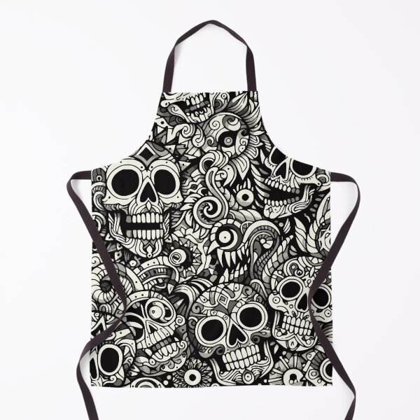 Aperçu de l'œuvre CREEPY SKULLS PATTERN 2 créée et vendue par HYPeR-NaTUrE.