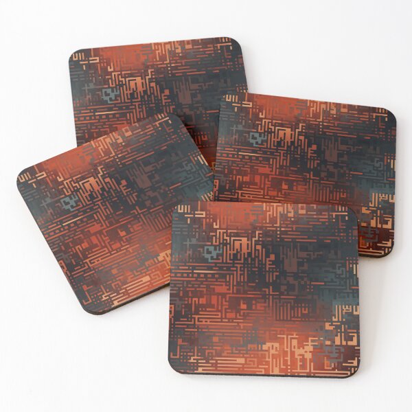 Item preview, Digital Code Abstract Pattern designed and sold by SideSignal.