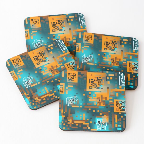 Item preview, Digital Code Abstract Pattern designed and sold by SideSignal.