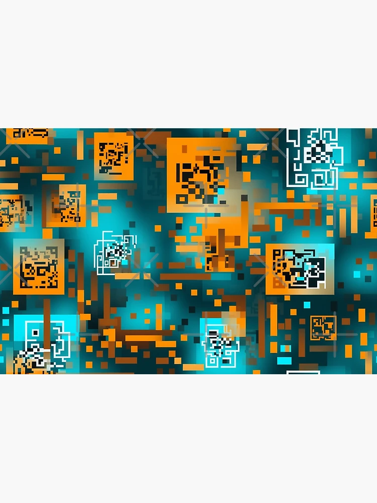 Thumbnail 2 of 2, Laptop Sleeve, Digital Code Abstract Pattern designed and sold by SideSignal.