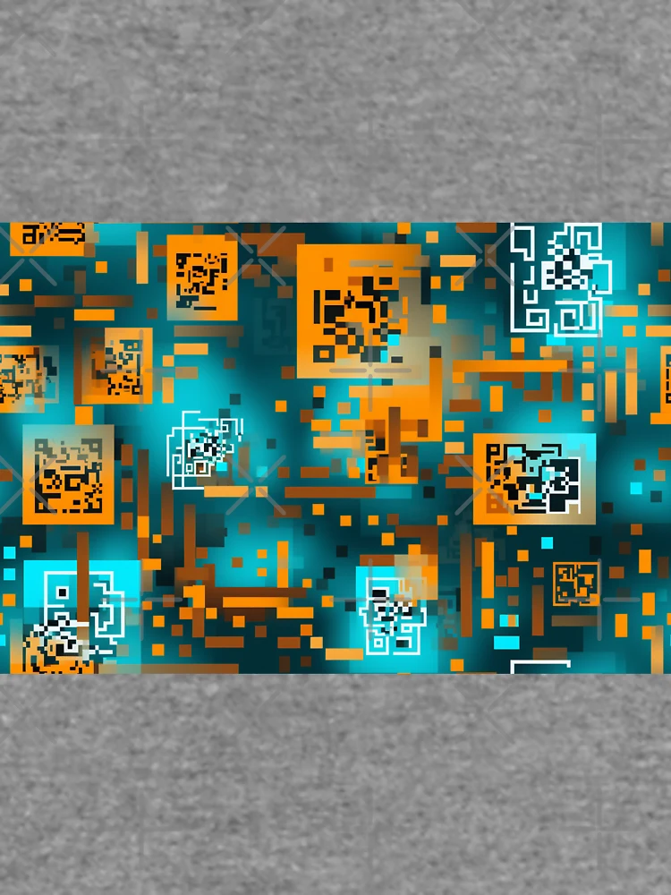 Thumbnail 6 of 6, Lightweight Sweatshirt, Digital Code Abstract Pattern designed and sold by SideSignal.