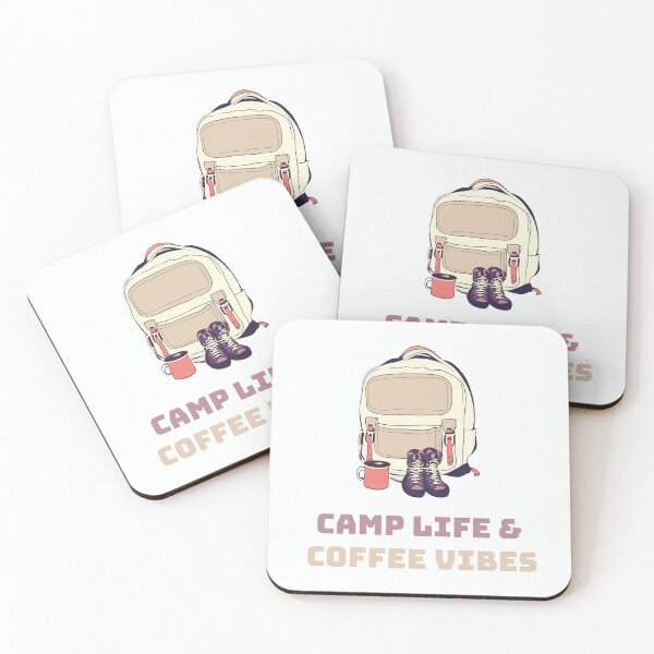 Item preview, camp life and coffee vibes camping lover designed and sold by soma5.