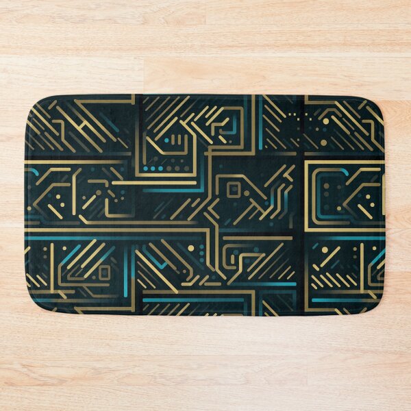 Item preview, Digital Code Abstract Pattern designed and sold by SideSignal.