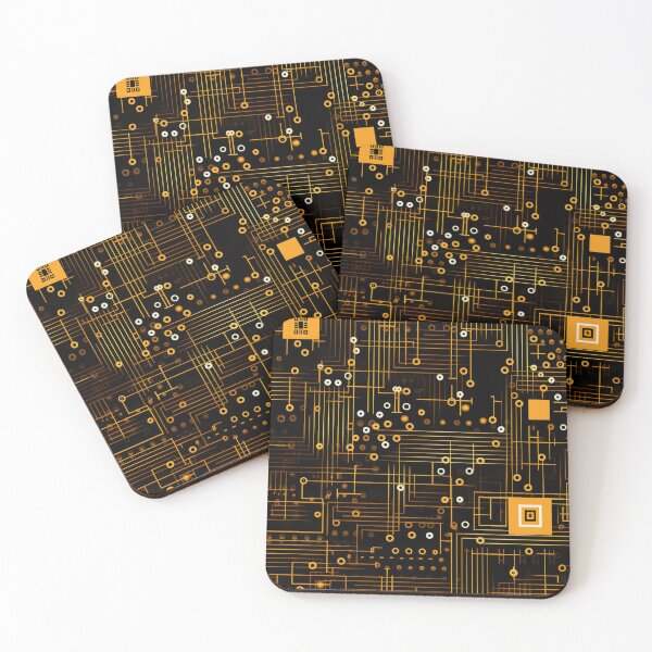 Item preview, Digital Code Abstract Pattern designed and sold by SideSignal.
