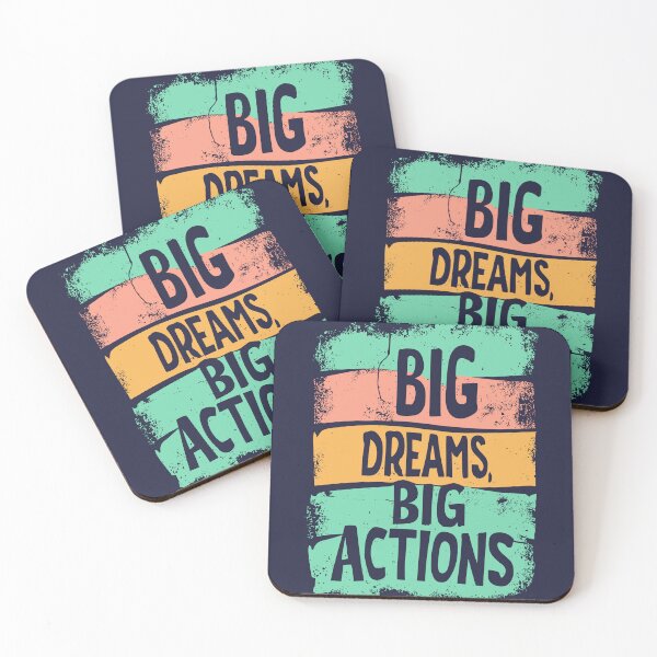 Item preview, Big Dreams, Big Actions designed and sold by FocusChillax.