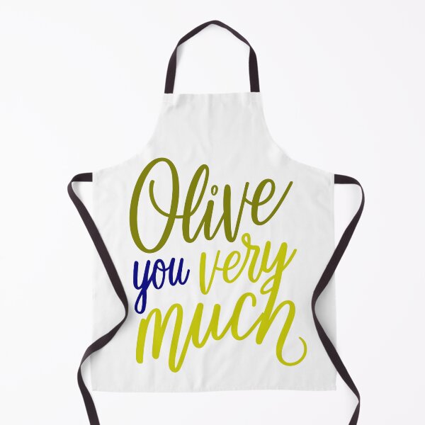 Item preview, Olive You Very Much - Funny Valentine's (Multi-Color Text) 3 designed and sold by Spiprinto.