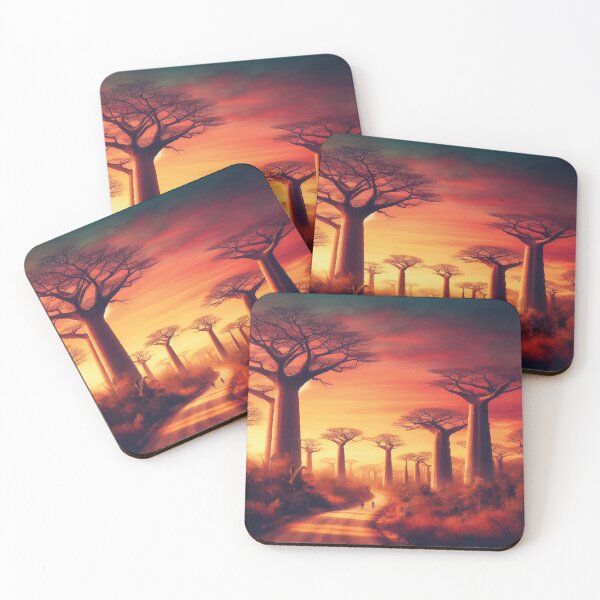 Item preview, Avenue of the Baobabs at Sunset designed and sold by badguyduh.