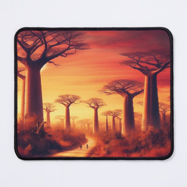 Item preview, Avenue of the Baobabs at Sunset designed and sold by badguyduh.