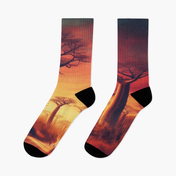 Item preview, Avenue of the Baobabs at Sunset designed and sold by badguyduh.