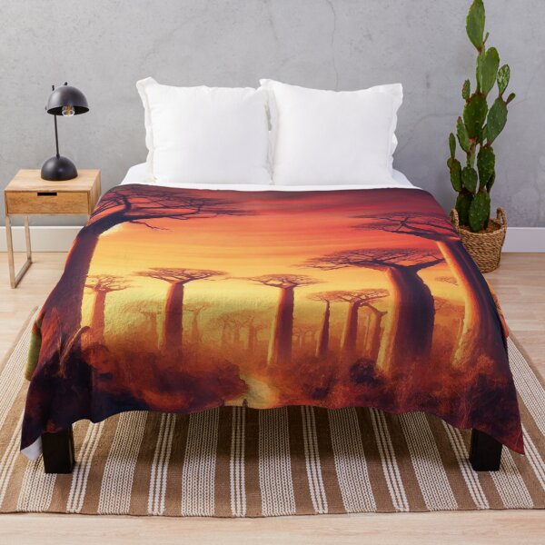 Item preview, Avenue of the Baobabs at Sunset designed and sold by badguyduh.