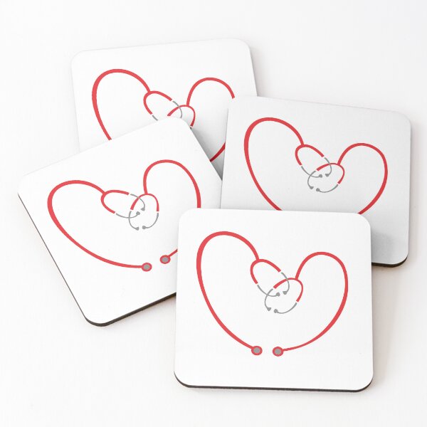 Item preview, heart stethoscope designed and sold by FlamingProjekt.
