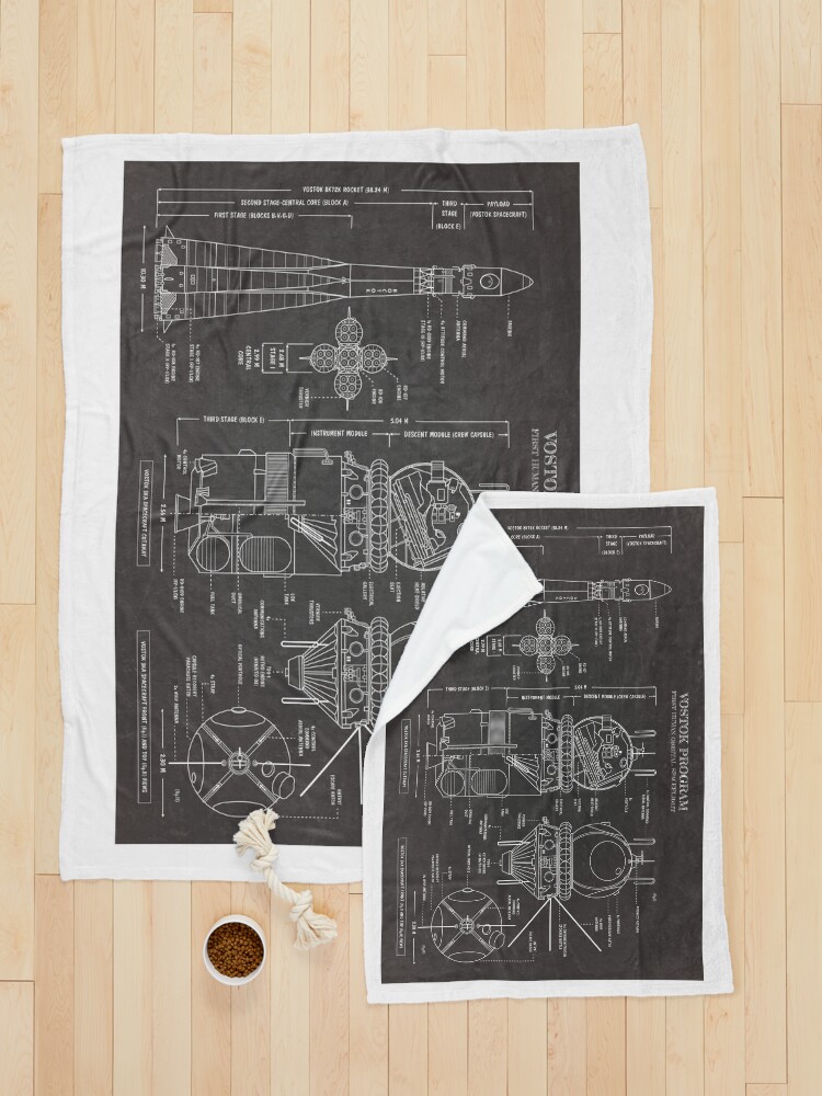 Vostok Program. First Human Orbital Spaceflight (Blackboard)&quot; Pet 