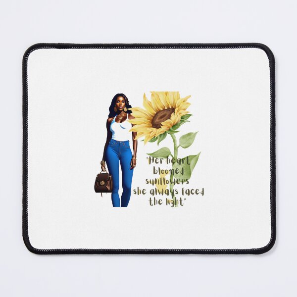 Item preview, Black Art Sunflower Print designed and sold by dagreen4.