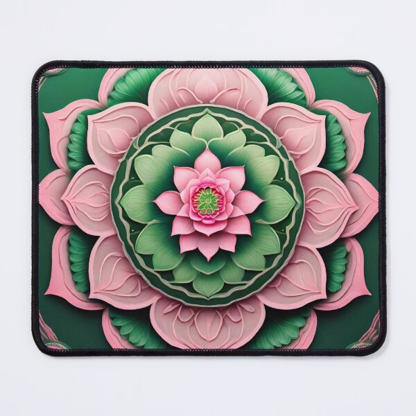 Item preview, Mandala Lotus Pond Art designed and sold by SpiritualManda.