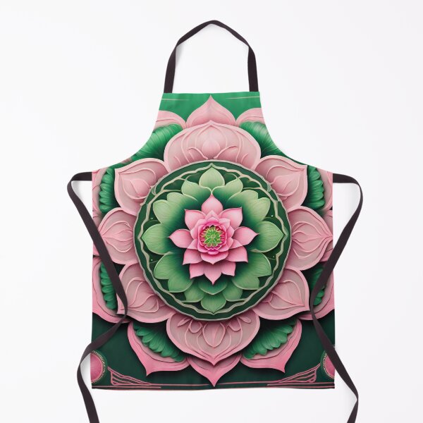 Item preview, Mandala Lotus Pond Art designed and sold by SpiritualManda.