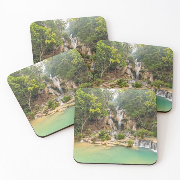 Item preview, Kuang Si waterfall Laos designed and sold by reisefoto.